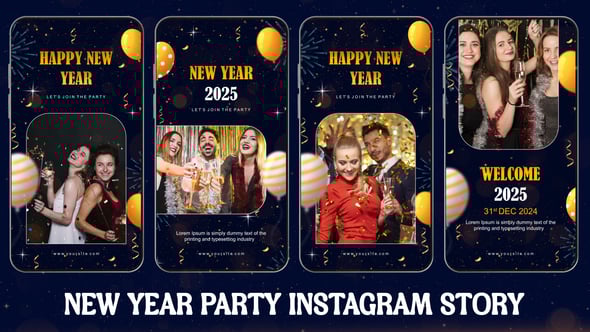 Videohive New Year Party Instagram Story