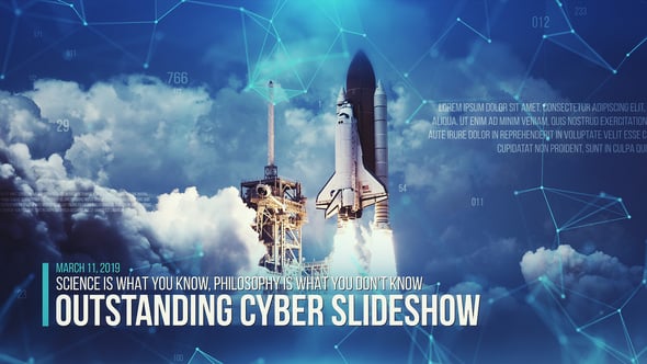 Videohive Outstanding Cyber Slideshow