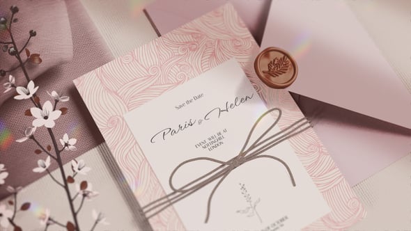 Videohive Elegant Wedding Invitation 55959721