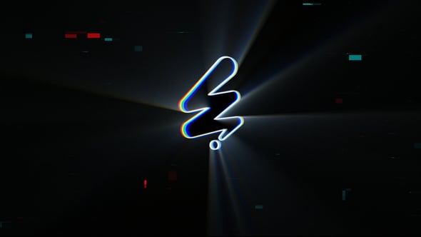 Videohive Shine Glitch Logo Reveal