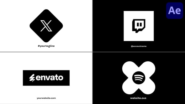 Videohive Minimal Logo Pack for After Effects