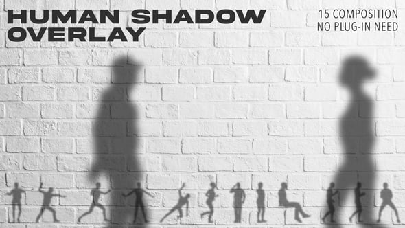 Videohive Animated Human Shadow Overlay