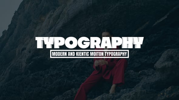 Videohive Motion Typography 55905902