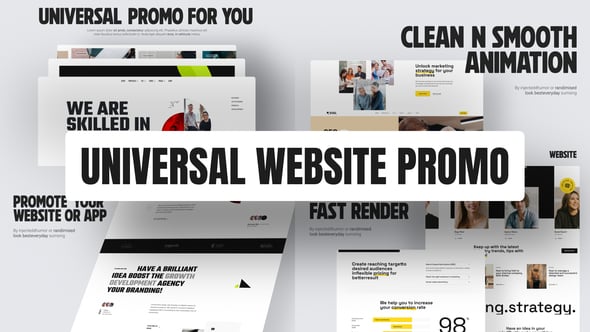 Videohive Universal Website Promo