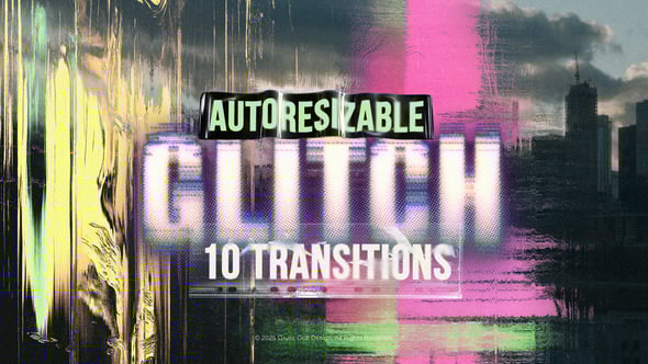 Videohive Glitch Transitions 55990848