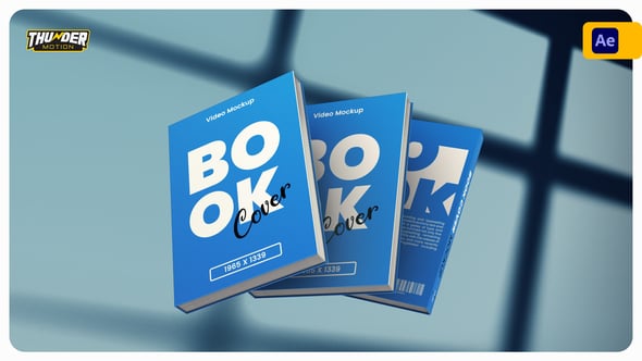 Videohive Clean Book Cover Mockup
