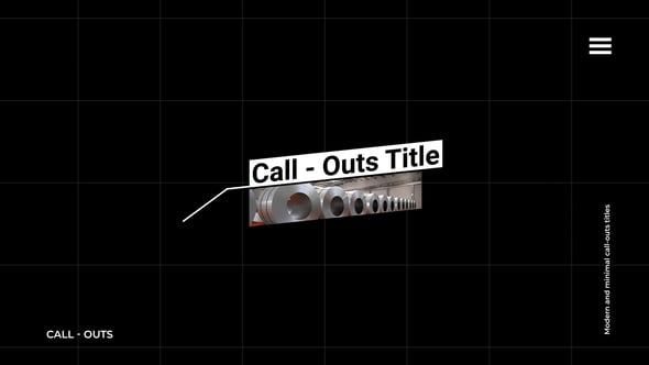 Videohive Call – Outs 3.0 | AE