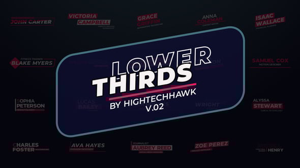 Videohive Lower Thirds 55783780