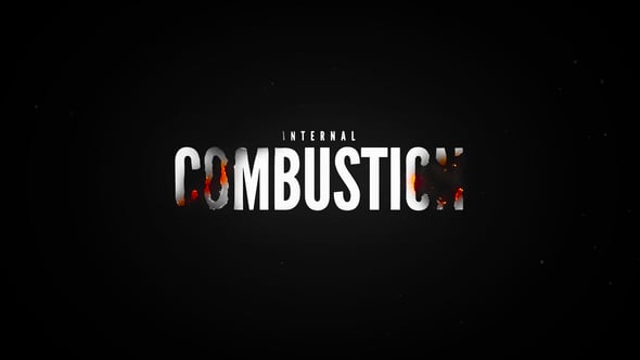Videohive Combustion Text