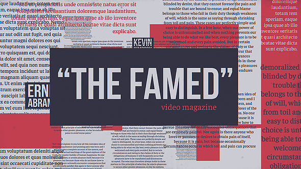 Videohive The Famed Video Magazine