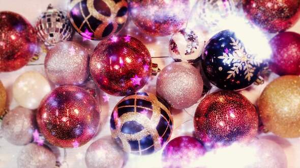 Videohive Xmas Ornaments Unveil