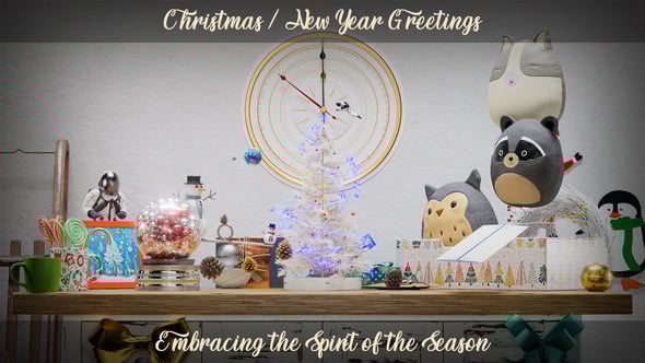 Videohive Christmas – New Year Greetings – Embracing the Spirit of the Season