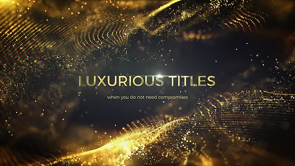 Videohive Luxurious Titles 21190197