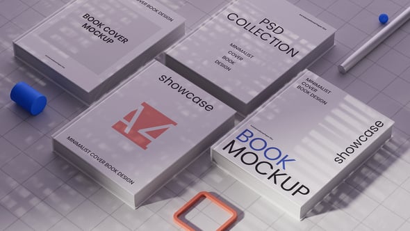 Videohive Book Cover Mockup 55989988