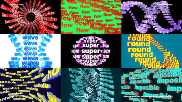 Videohive Abstract 3D Titles – 3D Backgrounds