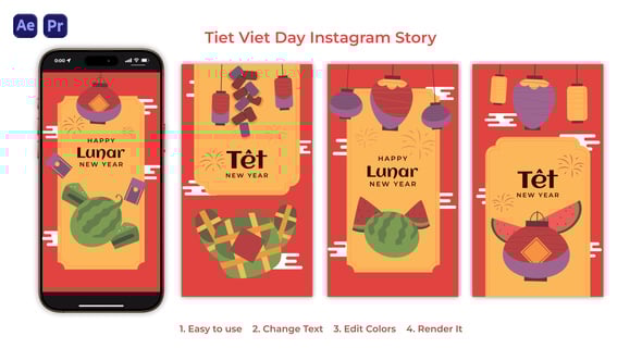 Videohive Tiet Viet Day Instagram Story
