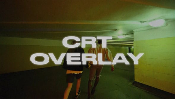 Videohive CRT TV Overlay