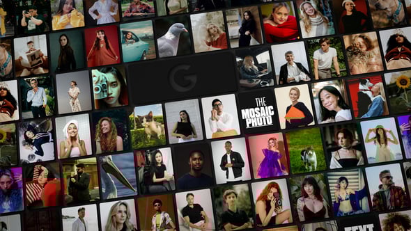 Videohive Mosaic Photo Logo Reveal 56569163
