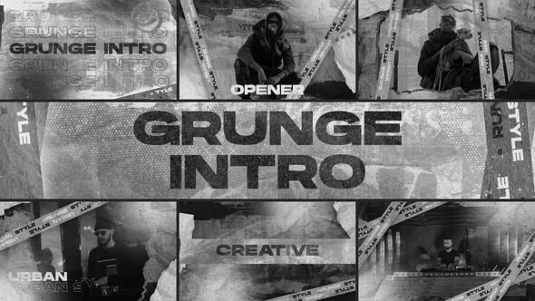 Videohive Grunge Intro 56227389