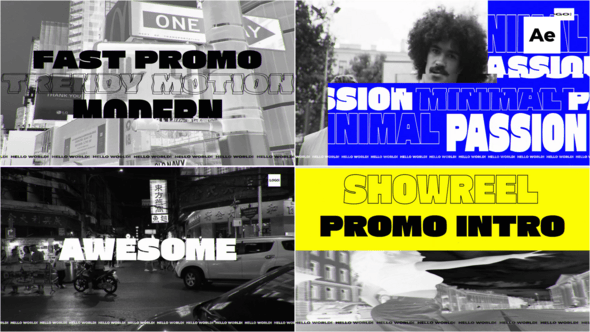 Videohive Dynamic Rhythm Intro / Ae
