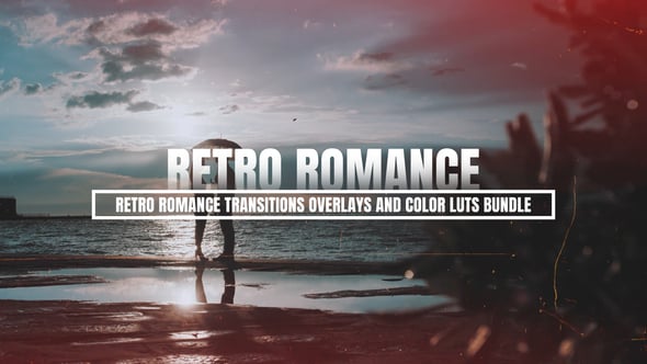 Videohive Retro Romance Transitions Overlays and Color LUTs Bundle 56265261