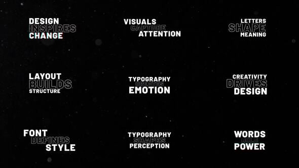 Videohive RGB Typography | After Effects