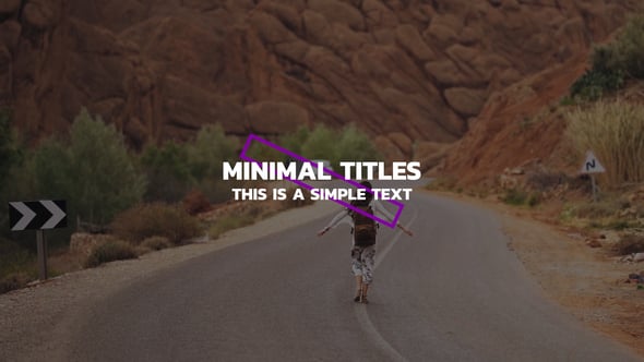 Videohive Minimal Titles 1.0 | AE 55352070