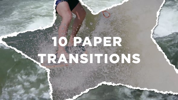 Videohive 10 Paper Transitions