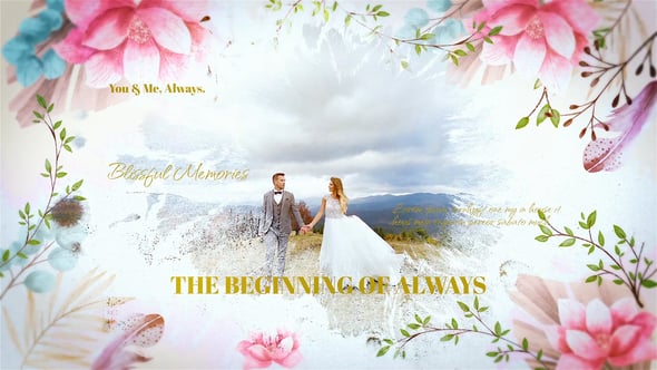 Videohive Blooming Love – Wedding Slideshow