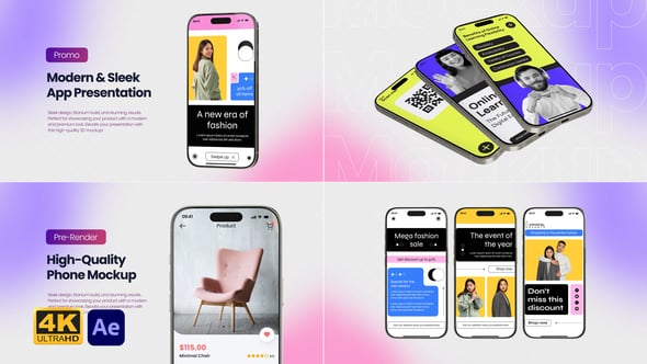 Videohive Phone 16 Pro Natural Animated Mockup