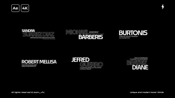 Videohive Lower Thirds | After Effects 56162429