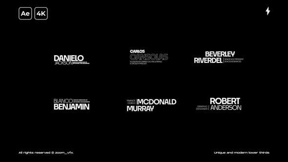 Videohive Lower Thirds | After Effects 56133765