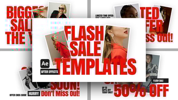 Videohive Flash Sale Animated Templates For After Effects