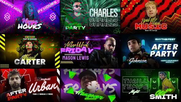 Videohive After Party Freeze Frame