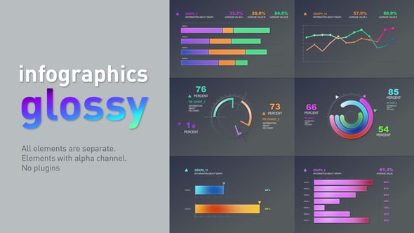Videohive Infographics glossy