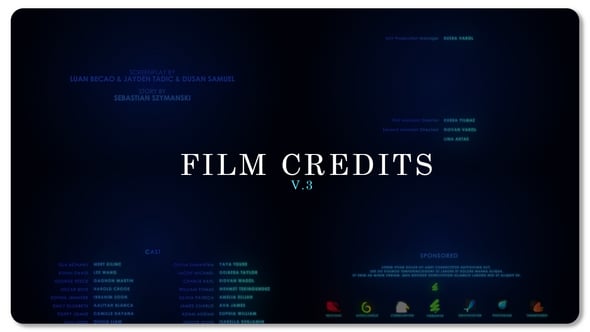 Videohive Film Credits V3