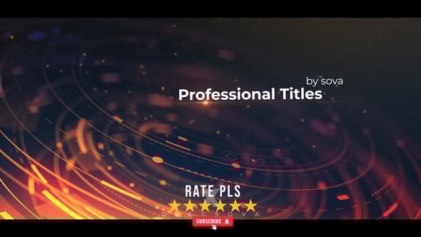 Videohive Circles Lines Particles Logo