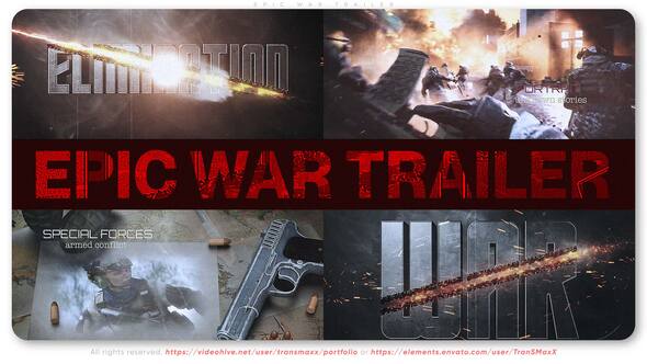 Videohive Epic War Trailer