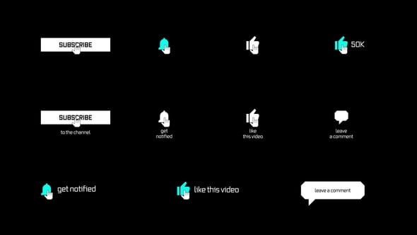Videohive Glitch YouTube Pack