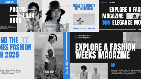 Videohive Fashion Magazine Weeks