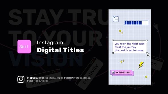Videohive Digital Titles Reels