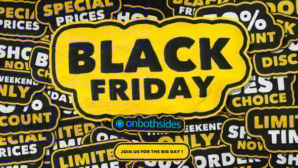Videohive Black Friday Sticker Wall