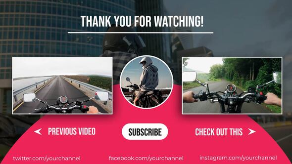 Videohive Youtube End Screen 56555829