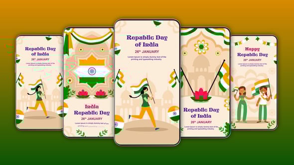 Videohive Indian Republic Day Celebration Instagram Story 56081521