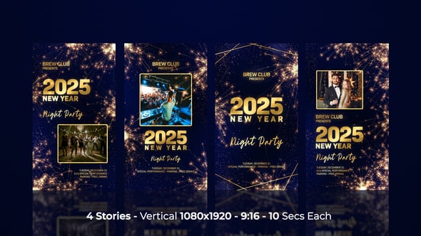 Videohive New Year Instagram Stories 55985680