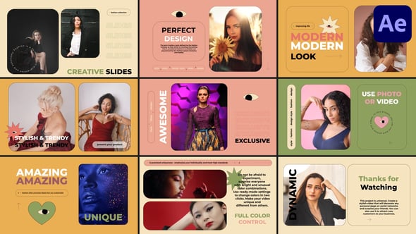 Videohive Stylish Fashion Scenes for After Effects