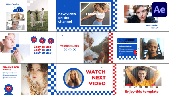 Videohive Trendy Media Slides for After Effects