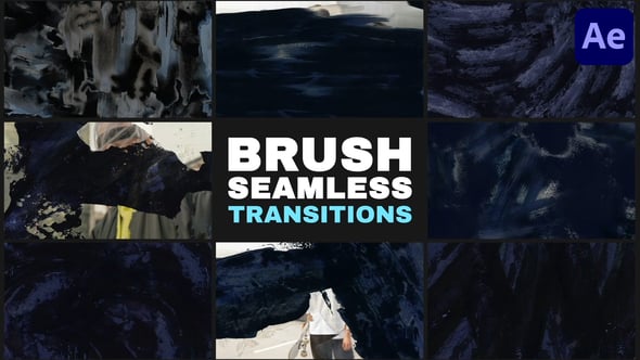 Videohive Hand-Made Brush Transitions And Overlays for After Effects