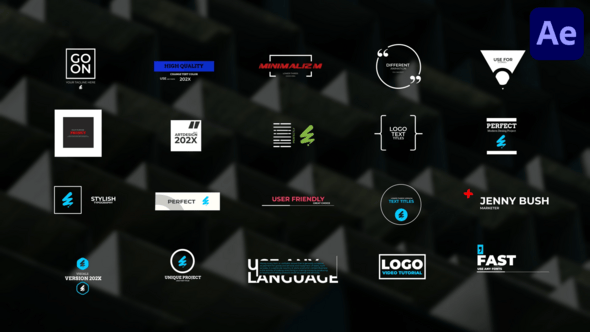 Videohive Logo Text Titles for After Effects