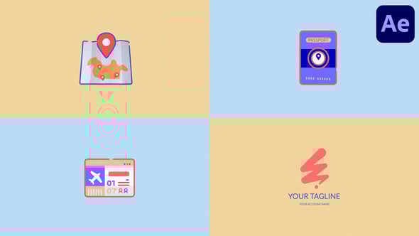 Videohive Travel Logo for After Effects 56147233